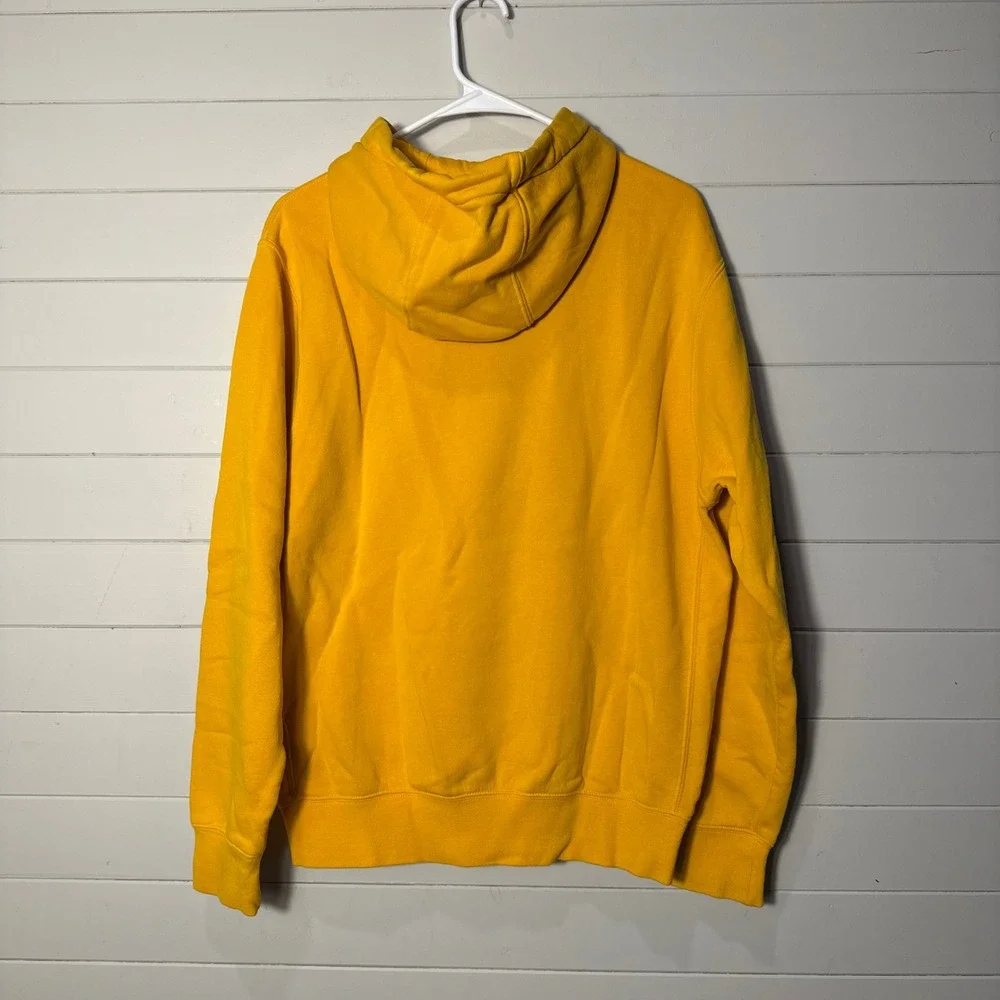 Nike Mens Pullover Hoodie Yellow Sportswear Fleece CJ1611-716 Size Small